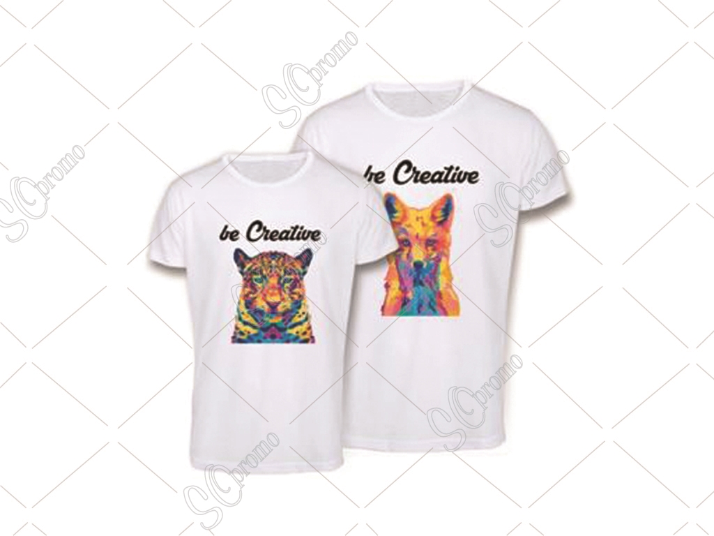 Bisiklet Yaka Beyaz Tişört 